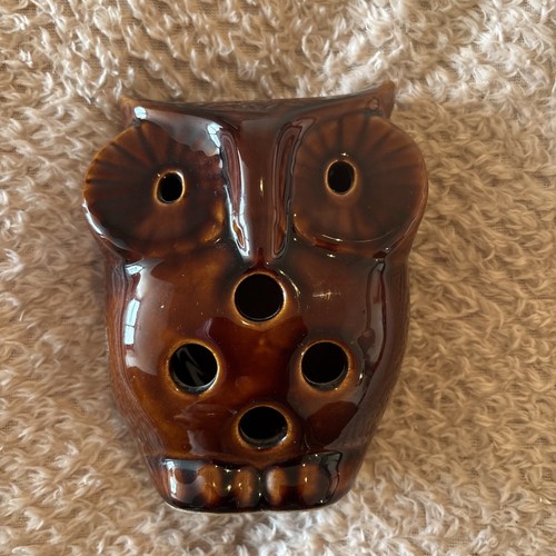 Vintage denmead pottery owl - vintage,