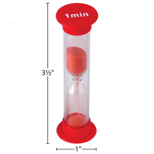 Minute sand hourglass red - 3,