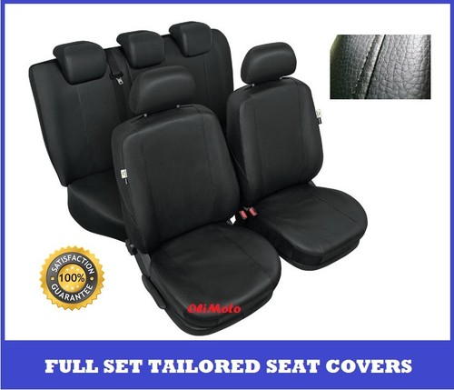 Black leatherette full - black,