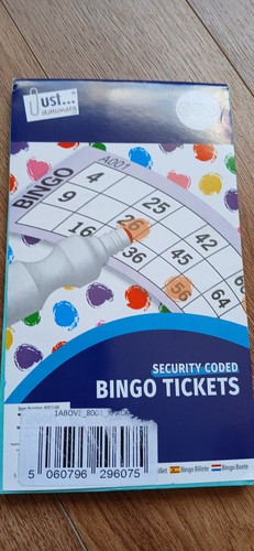 600 bingo tickets - bingo,