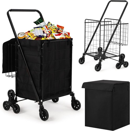 Foldable shopping trolley - shopping,