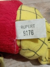 Vintage Rupert Bear Plush