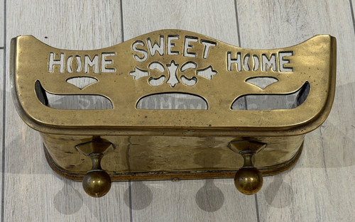 Vintage brass fireplace - vintage,