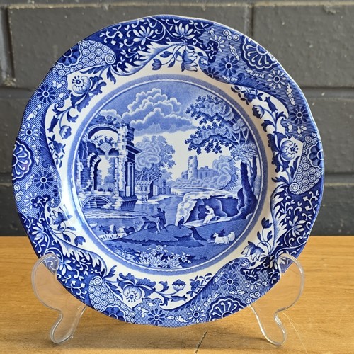 Spode blue italian salad - italian, plate