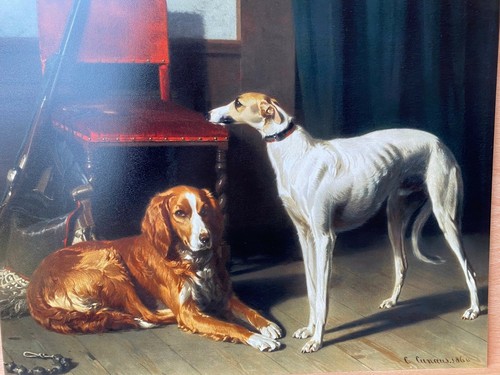 Dog dogs whippets art print - dog,