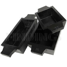 Ingot Mould Brick Casting  Sizes 20,40,60 kg Gold Silver Iron Melting Pour Tool