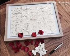 60 pcs Wedding jigsaw
