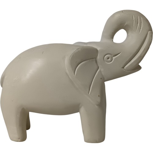 White elephant figurine - elephant,