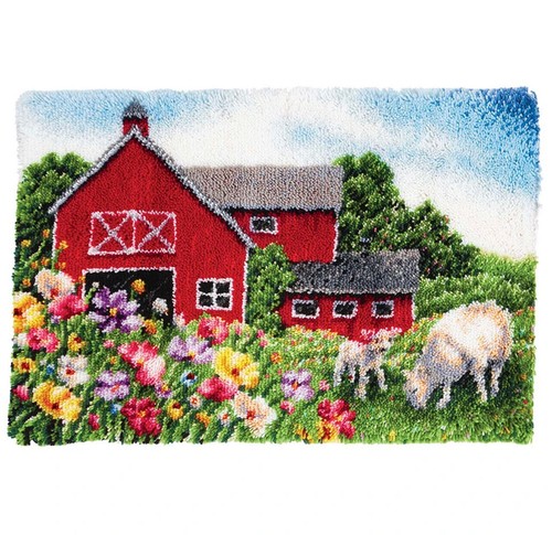 Large sheep farm - on, hook