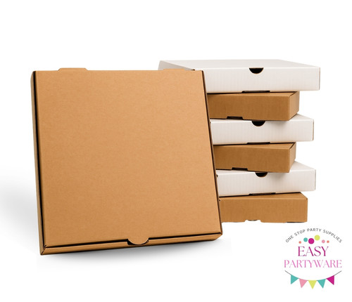 Plain pizza boxes takeaway - pizza,