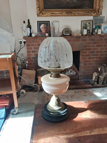Antique victorian brass - antique, oil