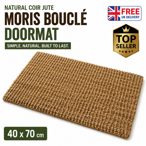 Natural jute rug braided - natural,