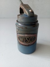 Vintage blue Wesco Oil Can