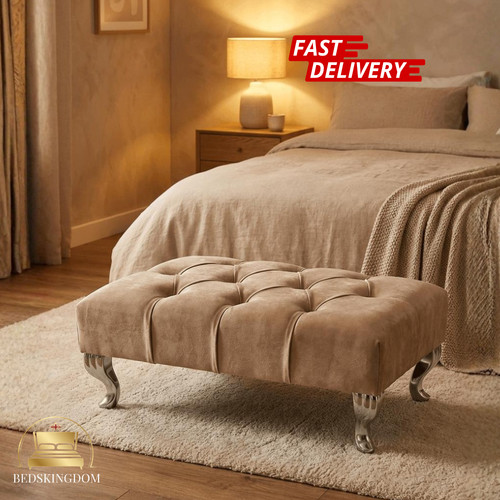 Chesterfield ottoman footstool - ottoman,