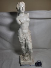 Venus De Milo Vintage Greek Statue Alabaster Large 60cm High Rare Prop