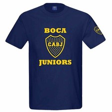 Boca Juniors CABJ 1905 Football Crest T-Shirt (100% Cotton & Adult Sizes)