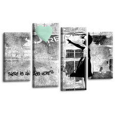 Framed Large Banksy Canvas Art