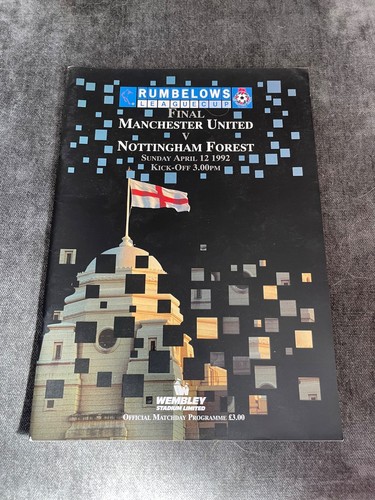 League cup final programme - cup,