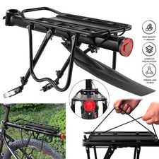 50kg Max Alloy Rear Bicycle Pannier Rack Carrier Bag Luggage Cycle Mountain Bike