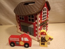 Little Town Wooden Fire