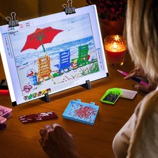 🔥A3 LED Light Box Drawing Board Pad with Diamond Painting Art Accessories Tools