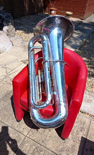 Bbb tuba silver - silver, plated