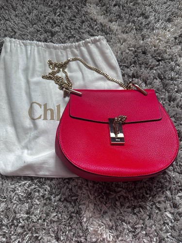 Red chloe drew - chloe, pebbledleather