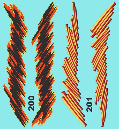 Accent decal sheet - sheet, 200-201