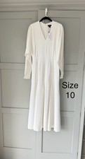 Karen Millen Ivory V Neck Long