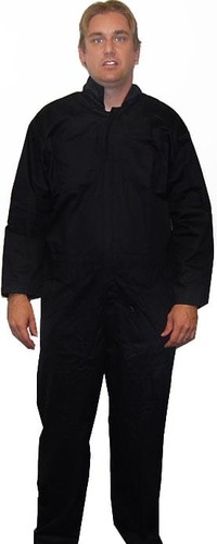 Black swat police jumpsuit - black,