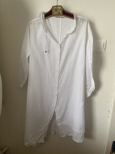Kekoo design blouse white - kekoo, size