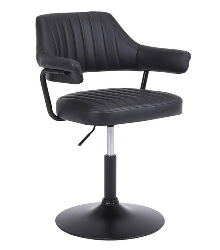 Black salon chair faux - salon,