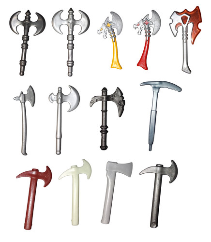Playmobil axe axes - playmobil, double