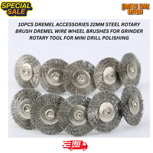 10pcs dremel accessories 22mm - 10pcs,