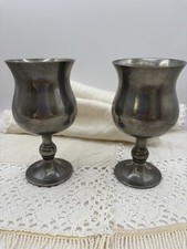 Set of two Traditional Pewter