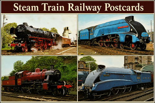 Steam railway train locomotive - steam,