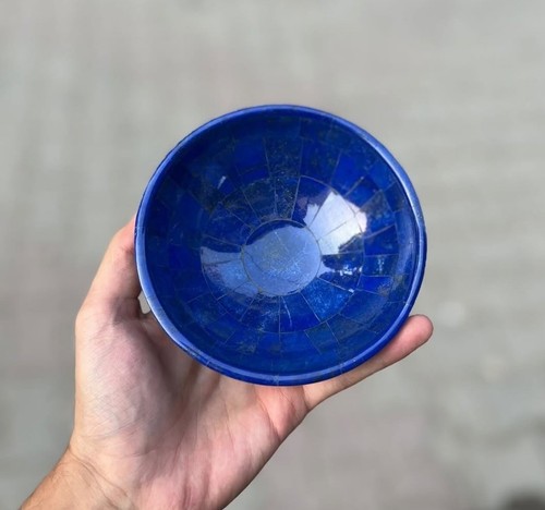 Lapis lazuli bowl 4inch - lapis,