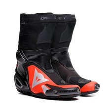 Dainese Axial 2 Motorcycle Motorbike Race Moto GP Spec Boots - Black/Red Flu