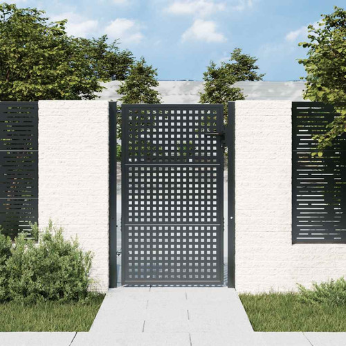 Garden gate anthracite steel - garden,