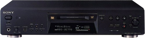 Sony mds je770 minidisc - sony, deck