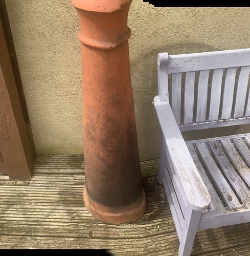 Edwardian clay chimney - clay, pot