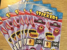 Pirate Stickers x 6 identical