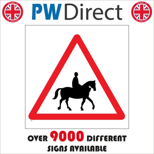 Sign warning horses - sign, show