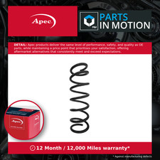 2x Coil Springs (Pair Set) fits BMW 520D E60 2.0D Rear 05 to 09 Suspension Apec