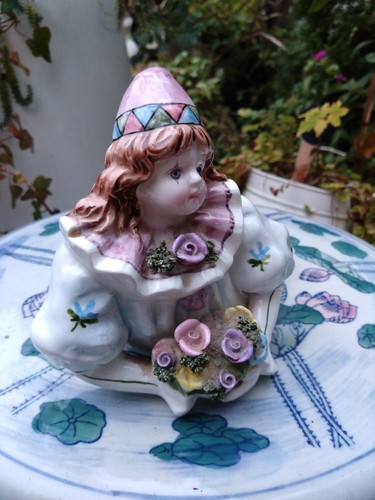 Porcelain pierrot clown - pierrot, schmid