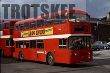35mm Slide Yorkshire Daimler Fleetline Alexander 602 DHD201E 1974 Original
