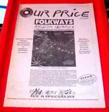 Bob Dylan/U2/Arlo Guthrie/Doc Watson ORIG 1988 Press/Magazine ADVERT Poster-Size