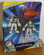 Lightyear - Imaginext Space Ranger Alpha & Guardian Espacial Alfa Figures NEW