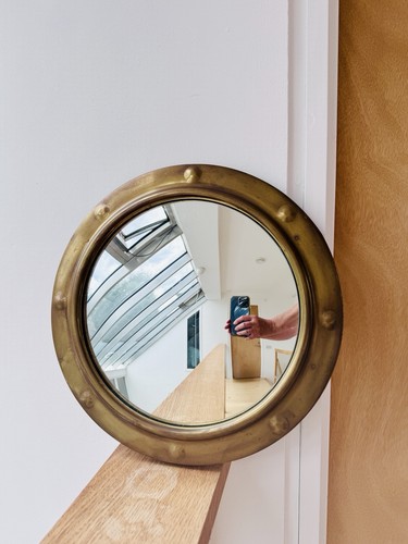 Vintage brass porthole style - brass,