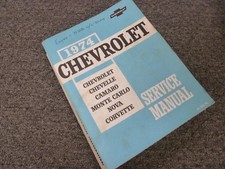 1974 Chevy Nova Shop Service